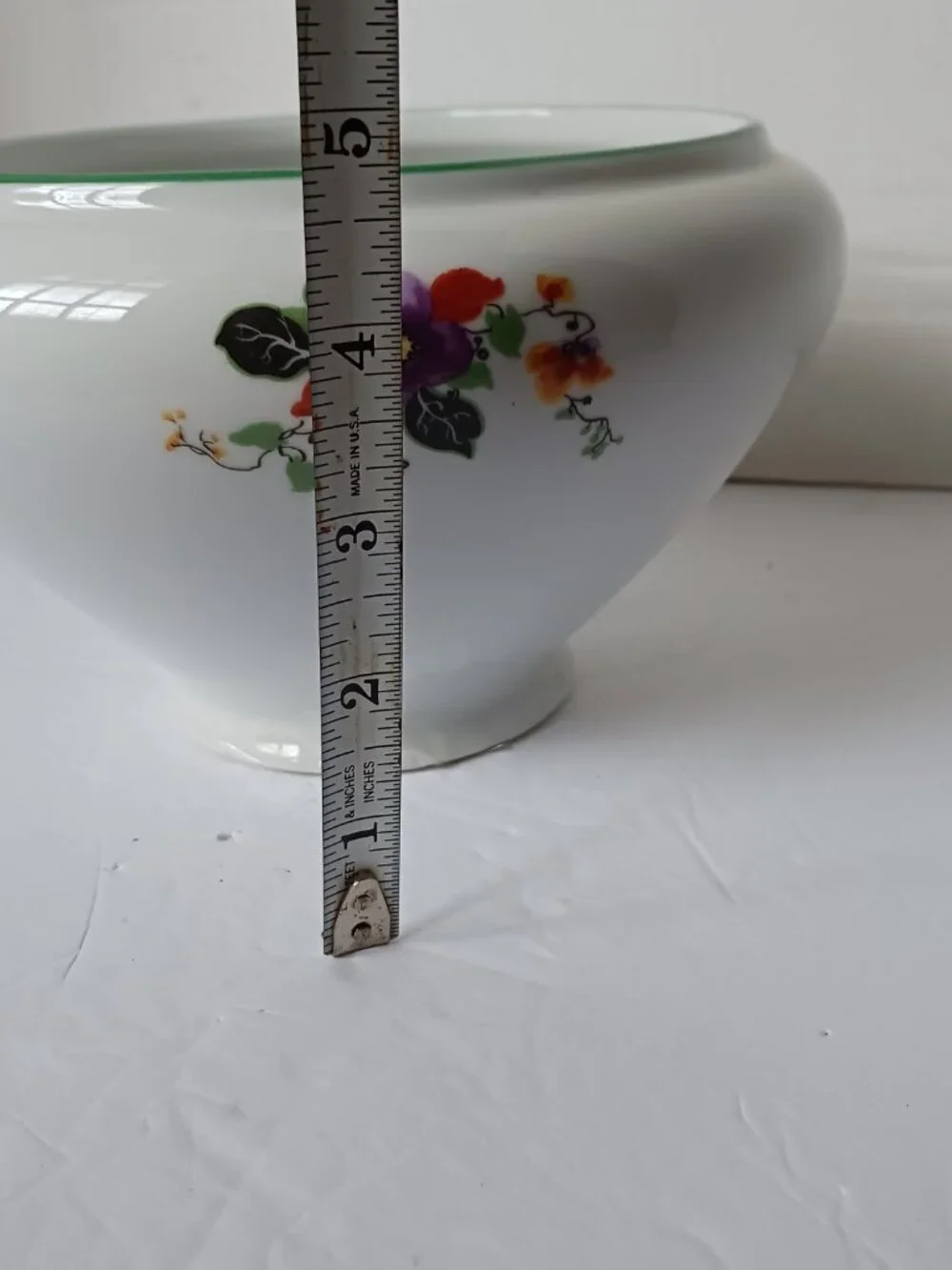 Vintage Royal Rochester Art Deco Porcelain Bowl Hand Decorated German Chinaware
